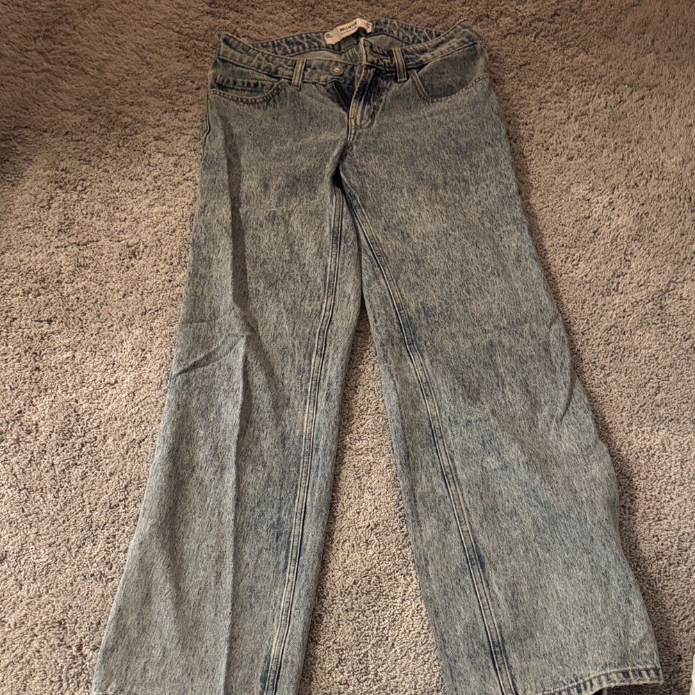 Hollister Light Blue Straight Leg Jeans